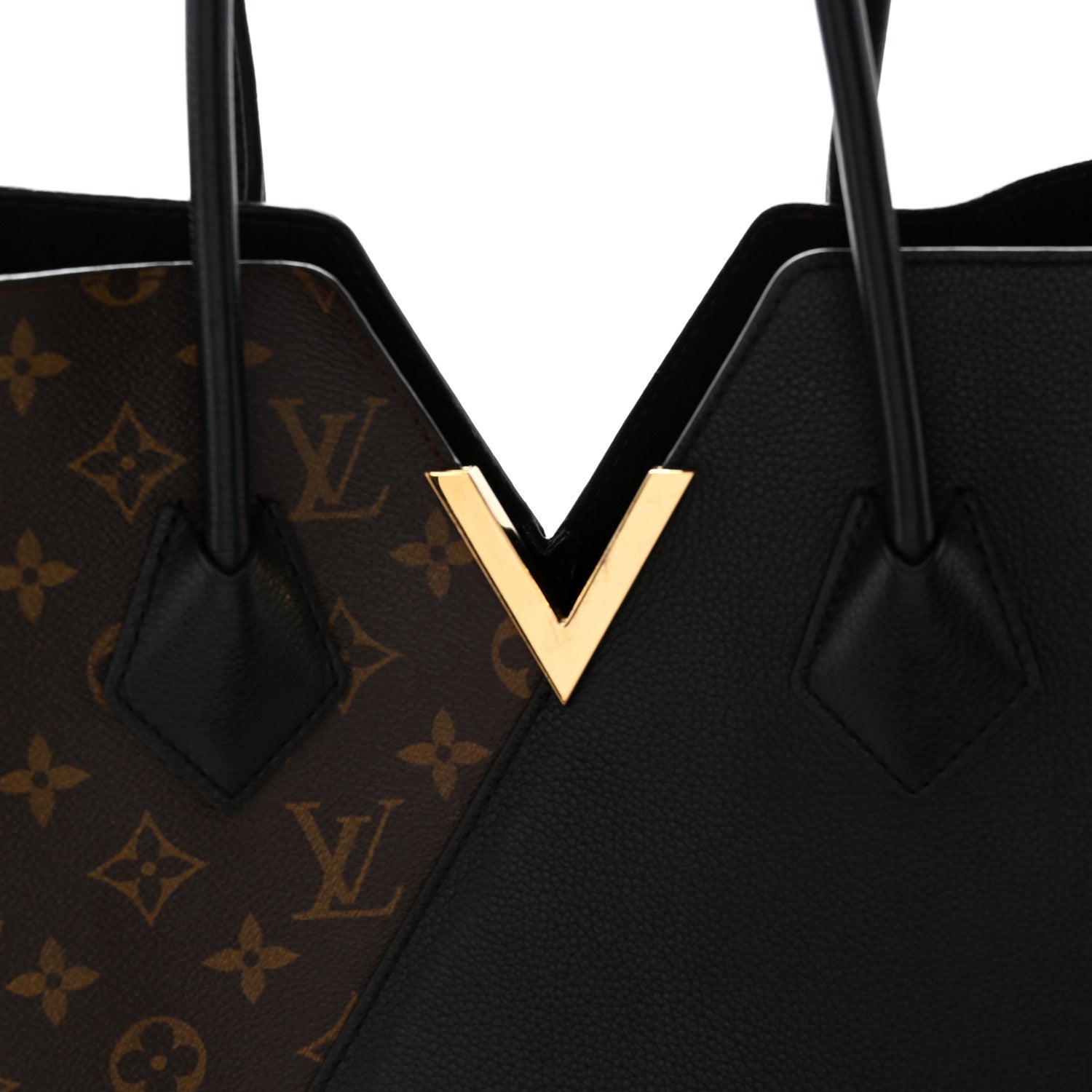 Calfskin Monogram Kimono Tote  Black