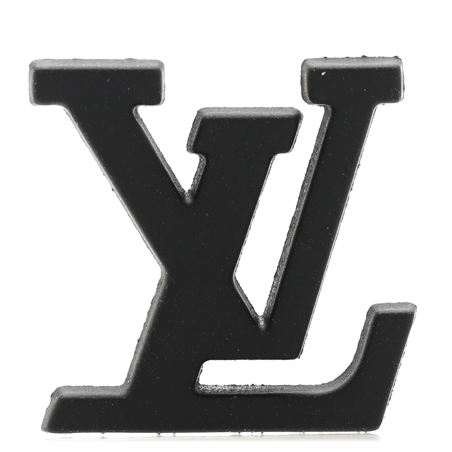 LV Initial Pin Black