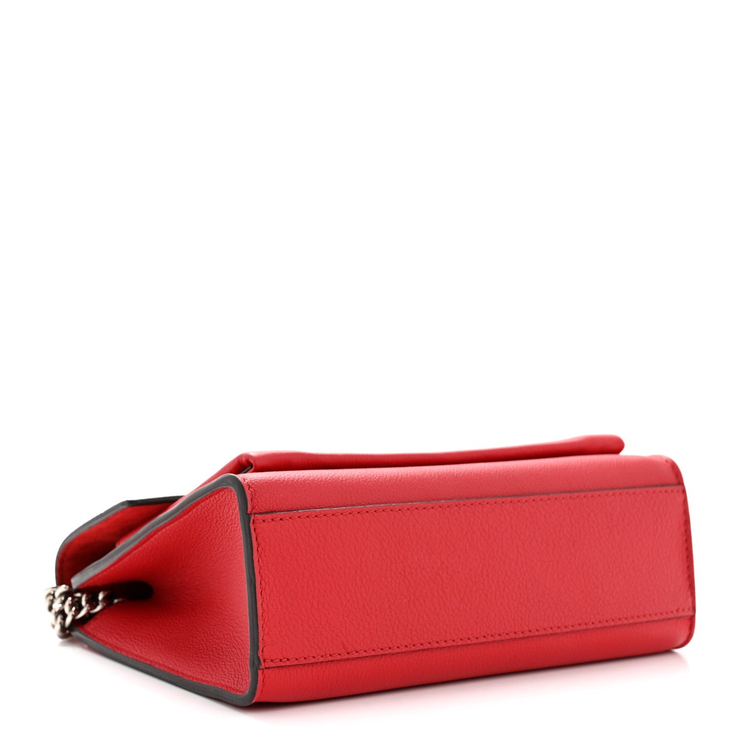 Soft Calfskin Mylockme Chain Bag BB Rubis