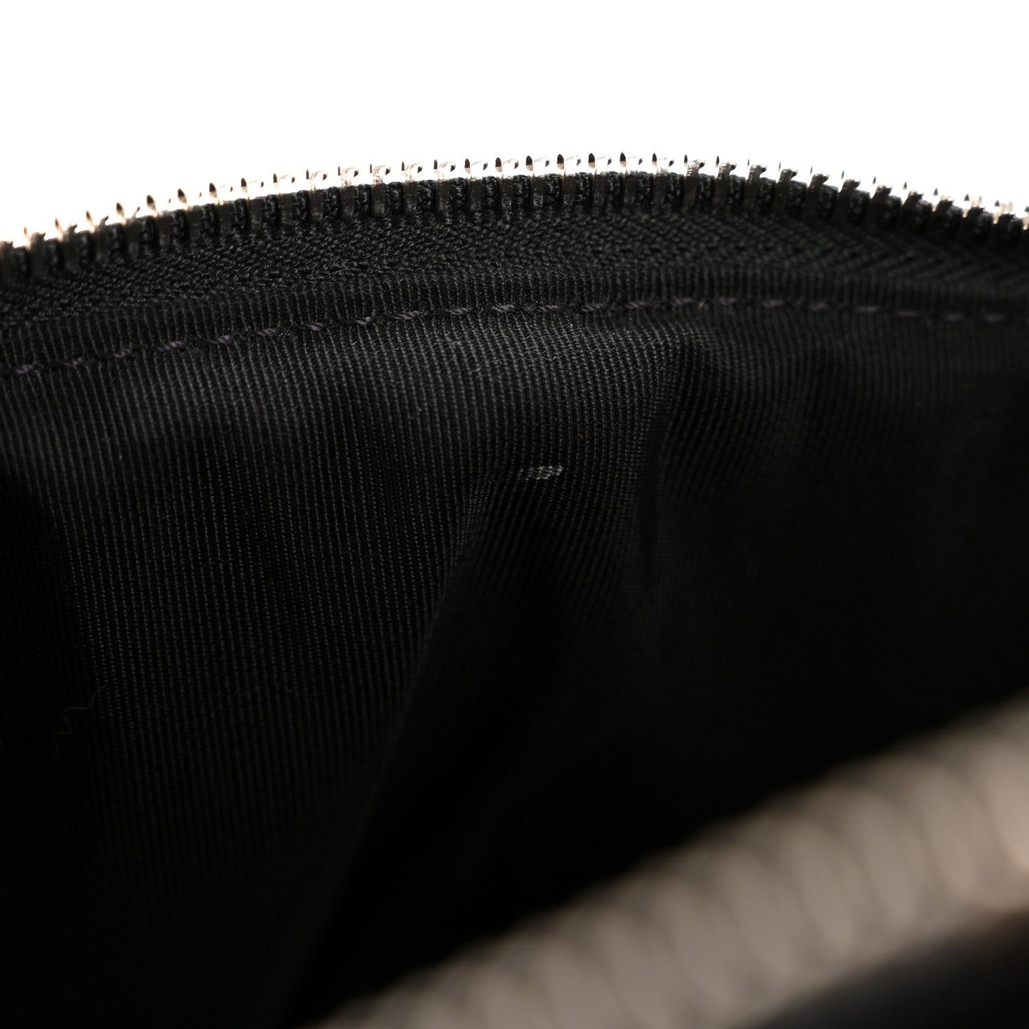 Lame Chevron Space Suit Waist Bag Black
