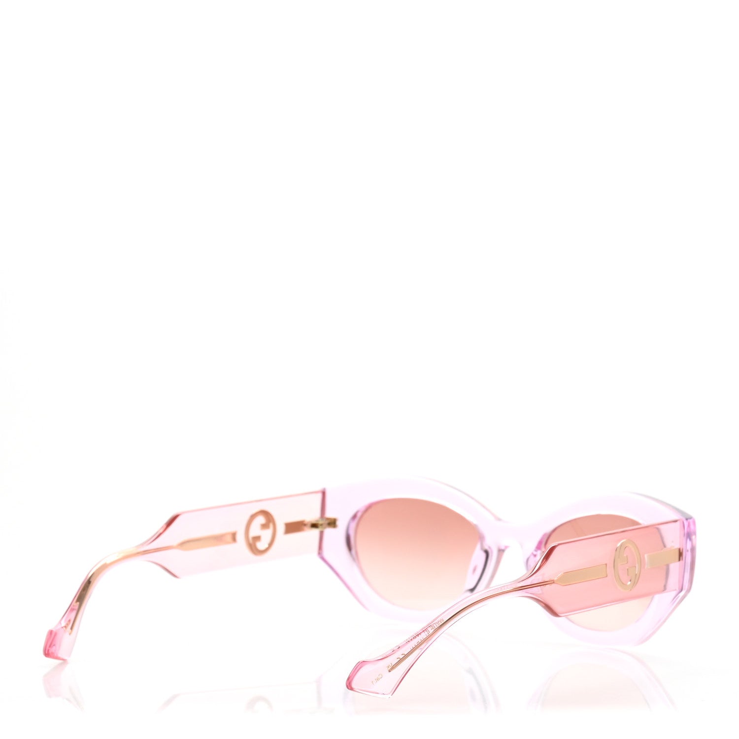 Acetate Injection Oval Sunglasses GG1553S Pink