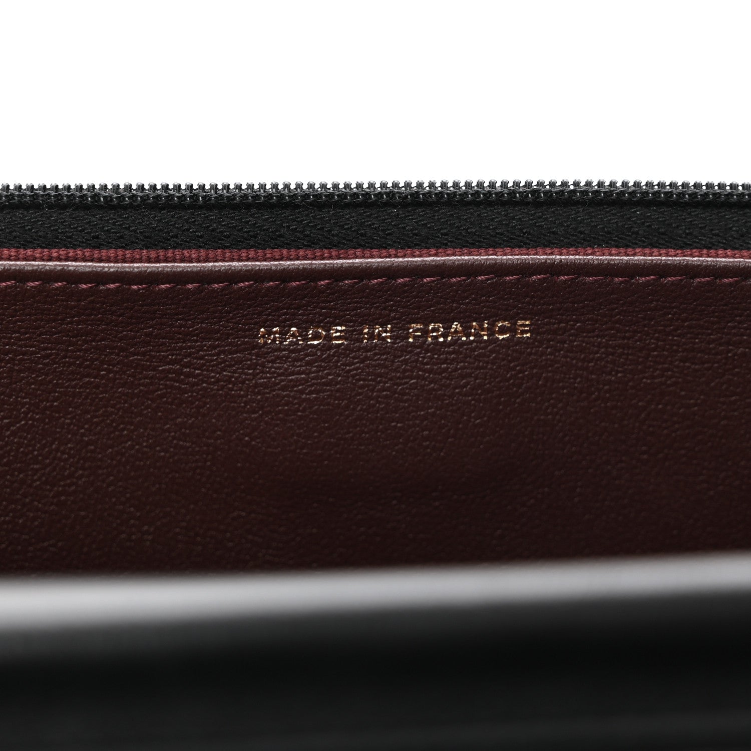 Lambskin Quilted Wallet On Chain WOC Black