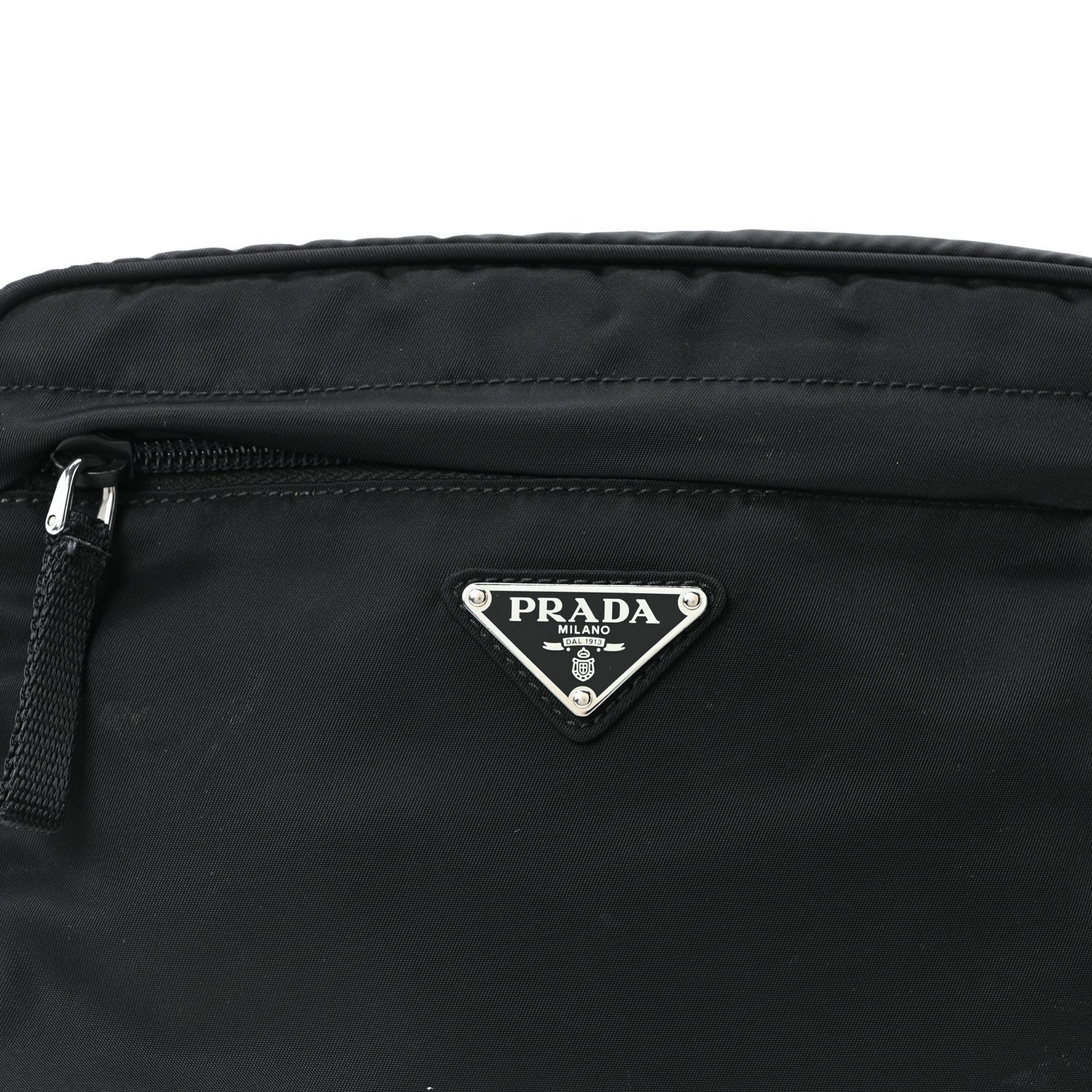Tessuto Nylon Montagna Belt Bag Black