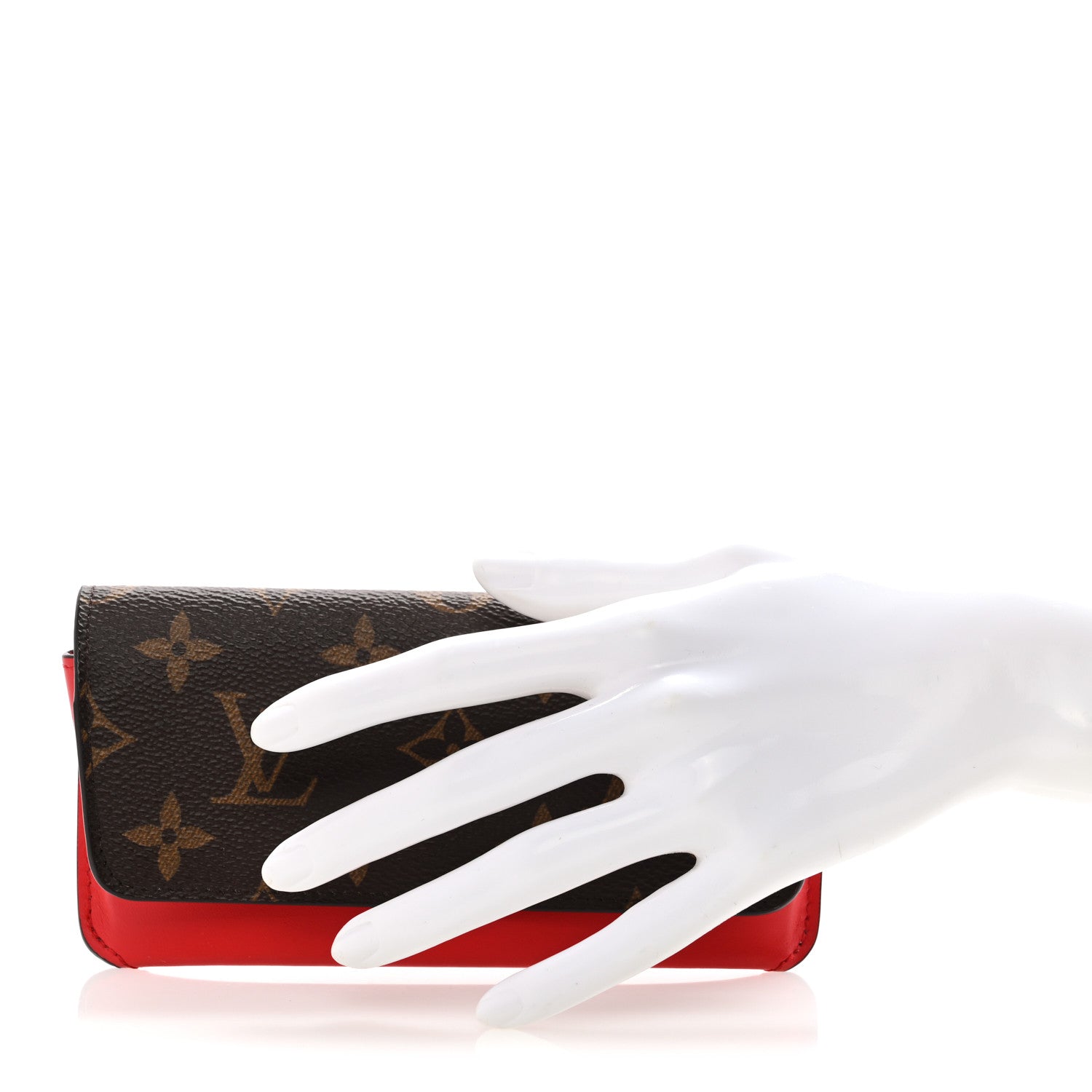Monogram Woody Glasses Case Rouge