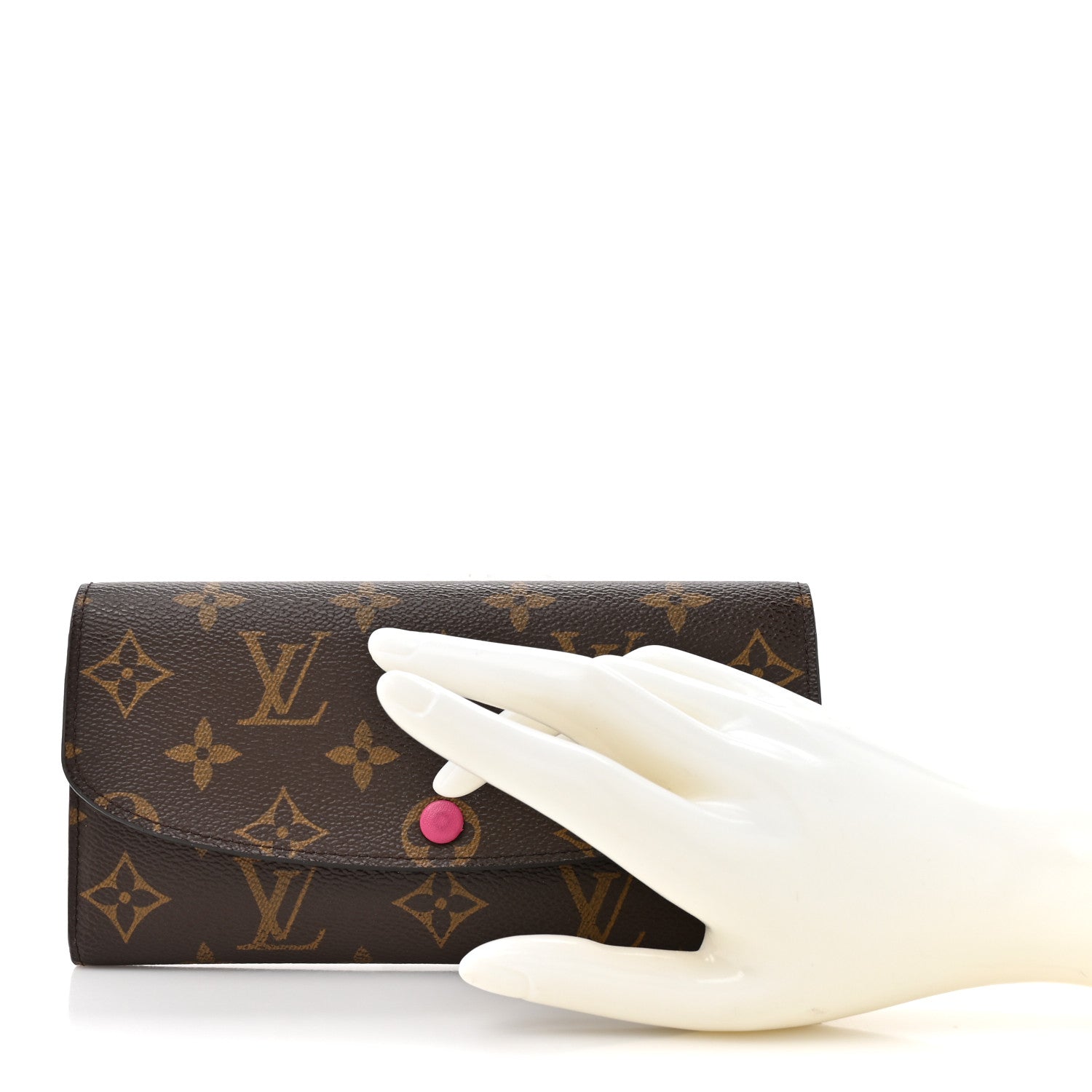 Monogram Emilie Wallet Fuchsia