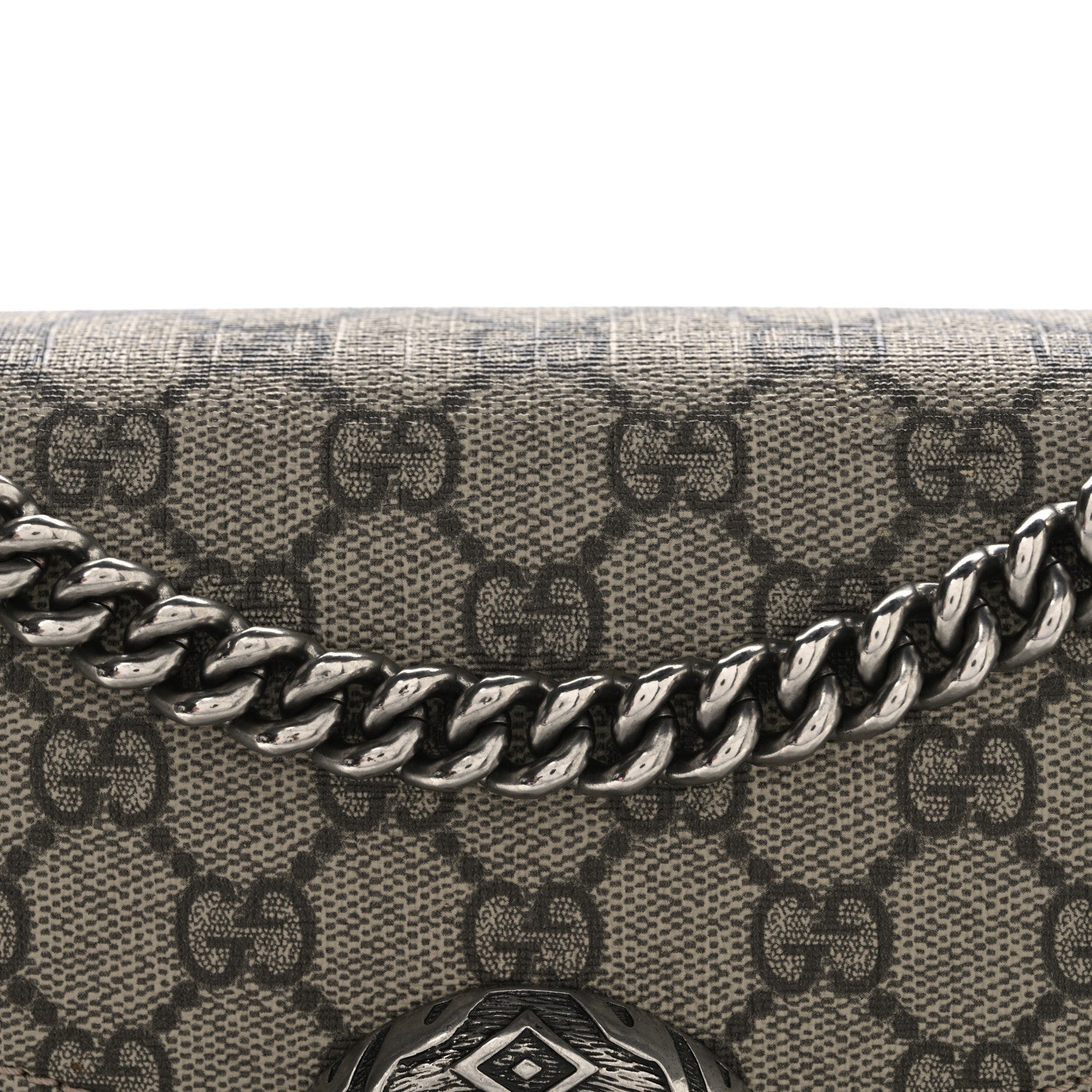 GG Supreme Monogram Small Dionysus Shoulder Bag Red