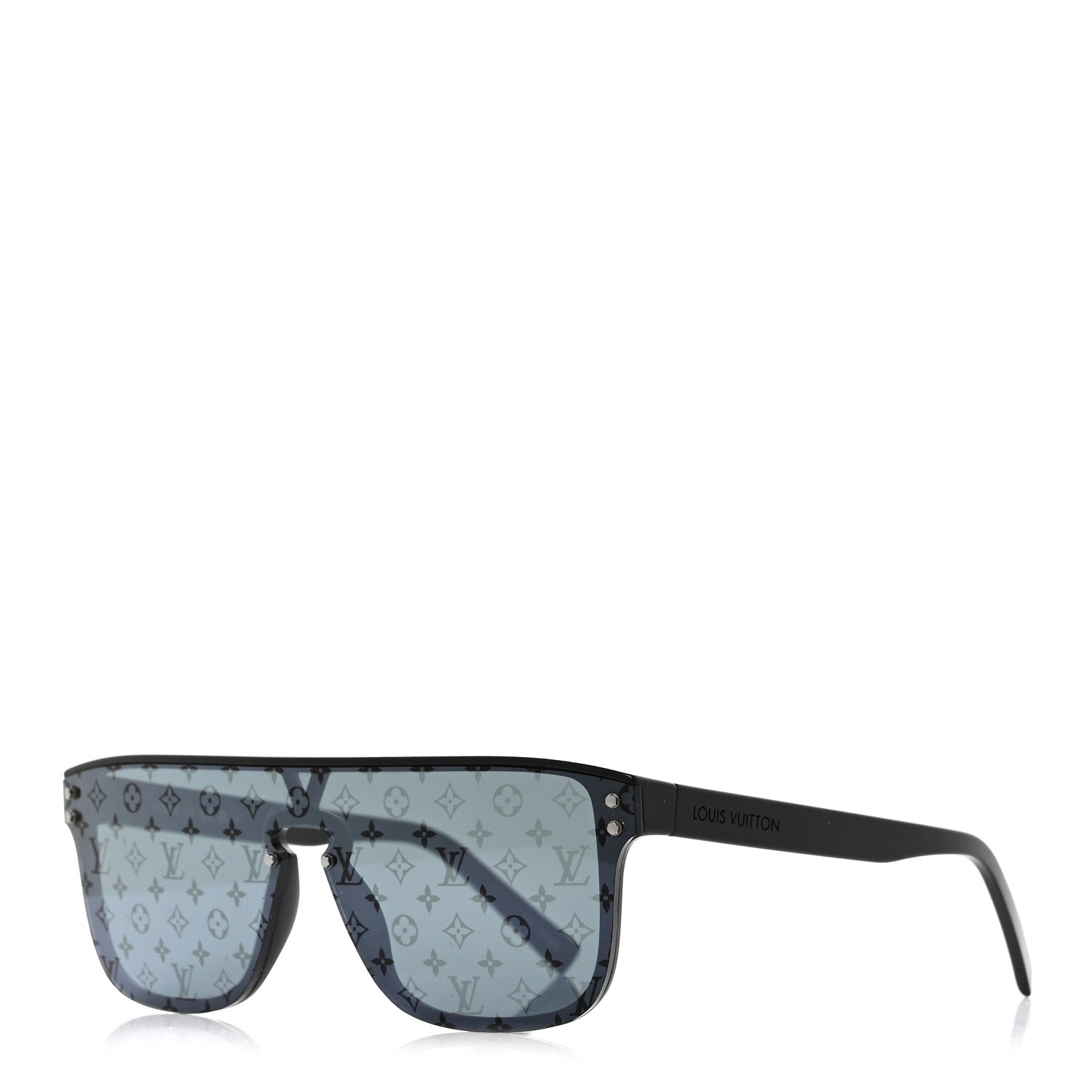 Acetate LV Waimea Square Sunglasses Z1082W Black
