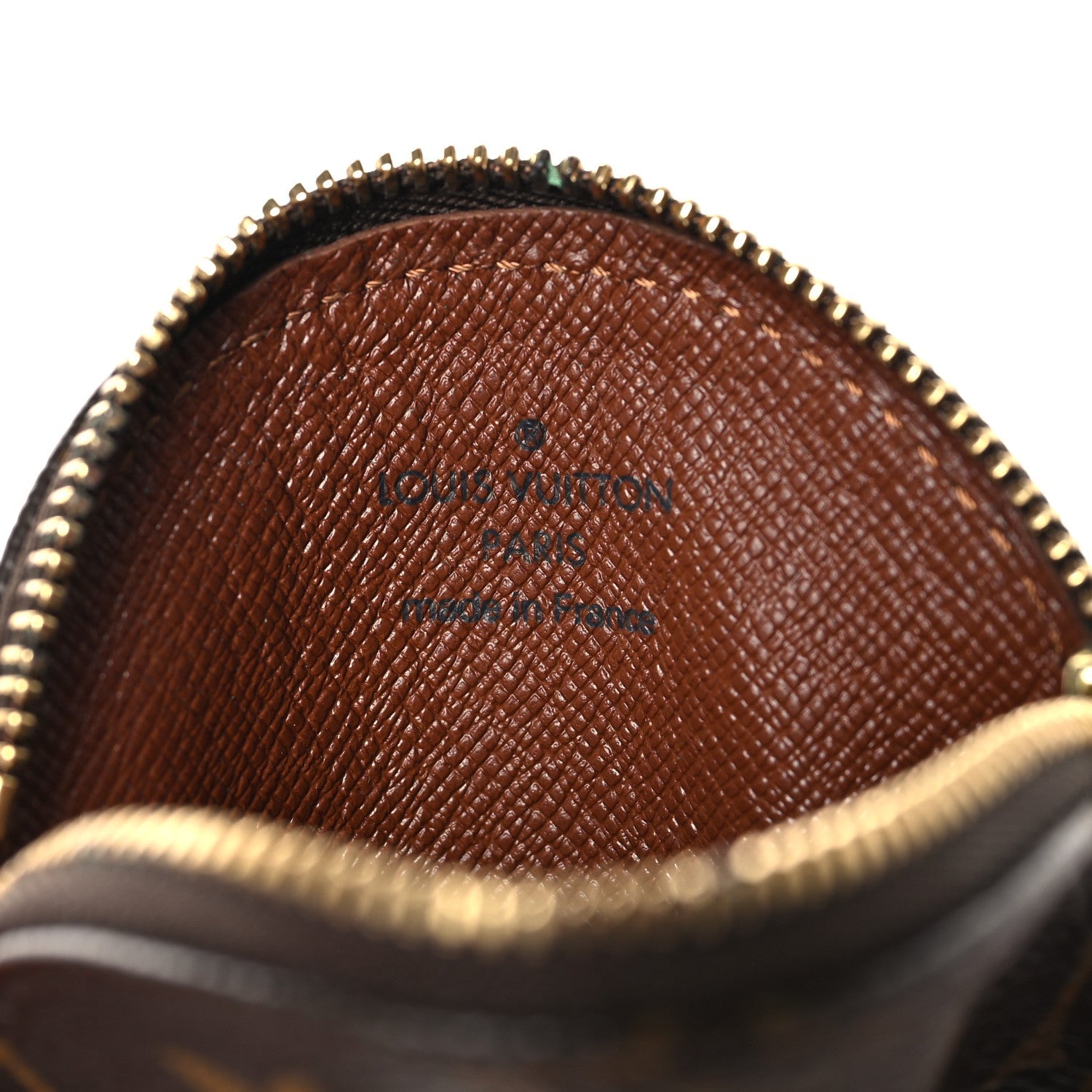 Monogram Round Coin Purse