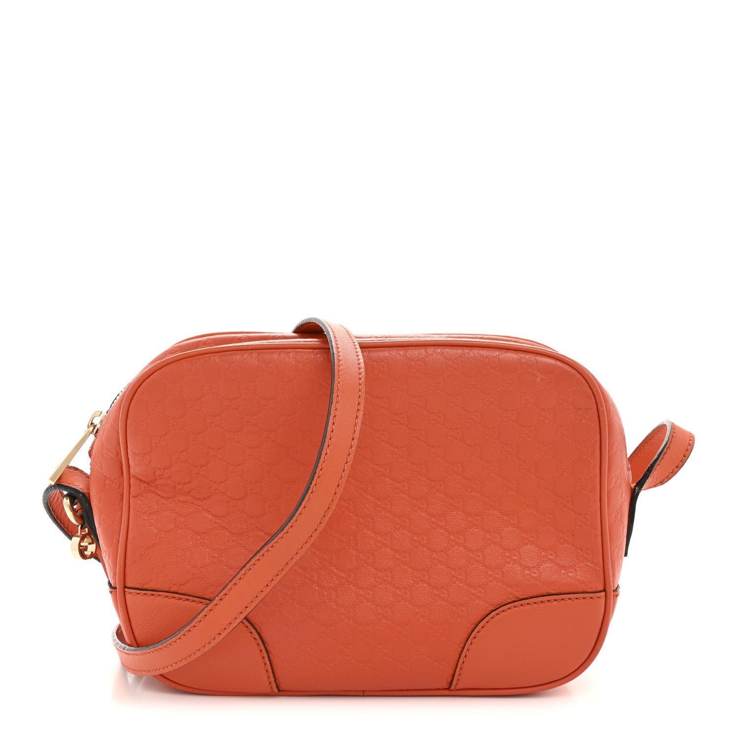 Soft Microguccissima Mini Bree Messenger Bag Sun Orange