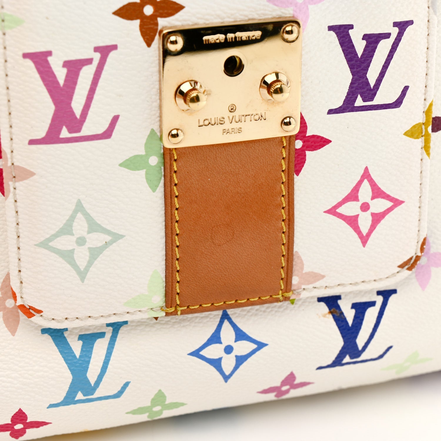 Monogram Multicolor Speedy 30 White