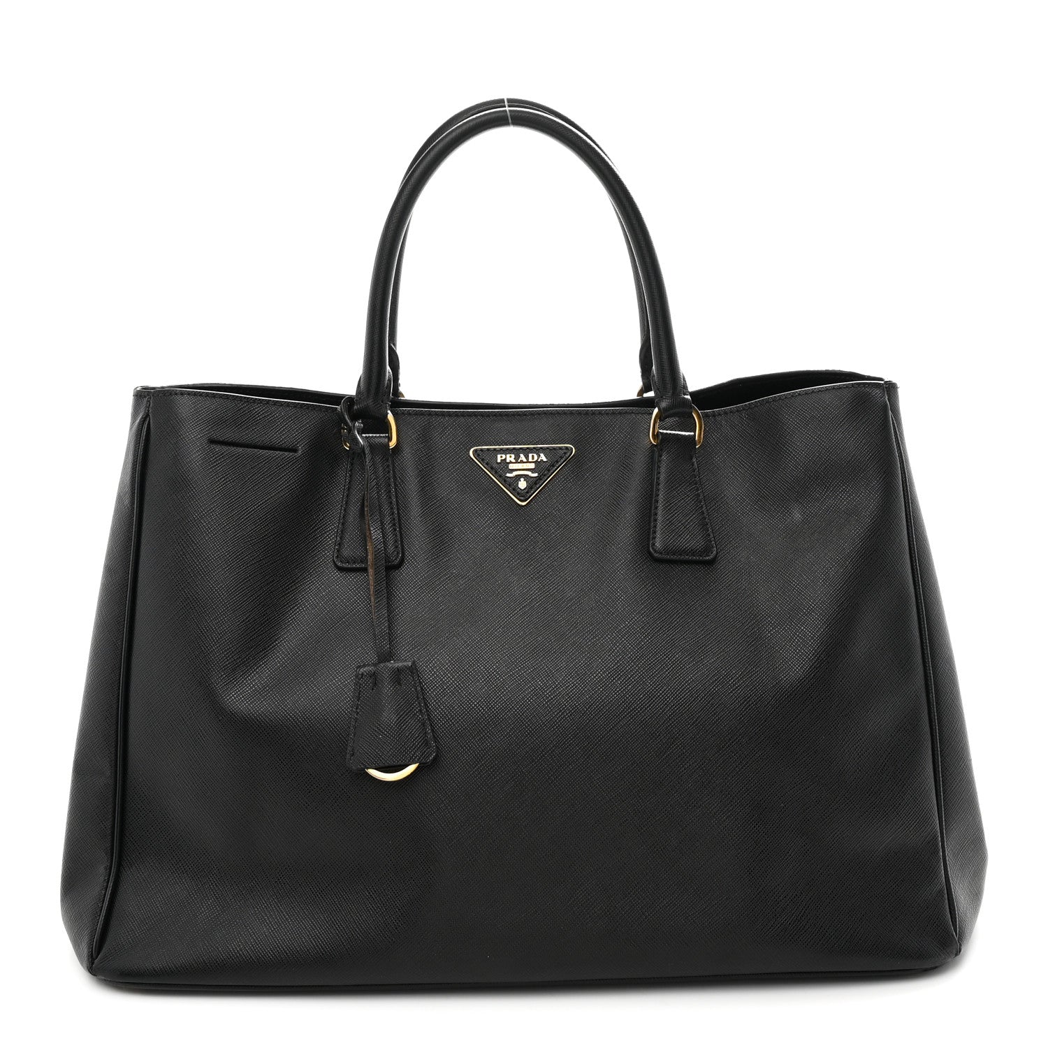 Saffiano Lux Large Tote Black