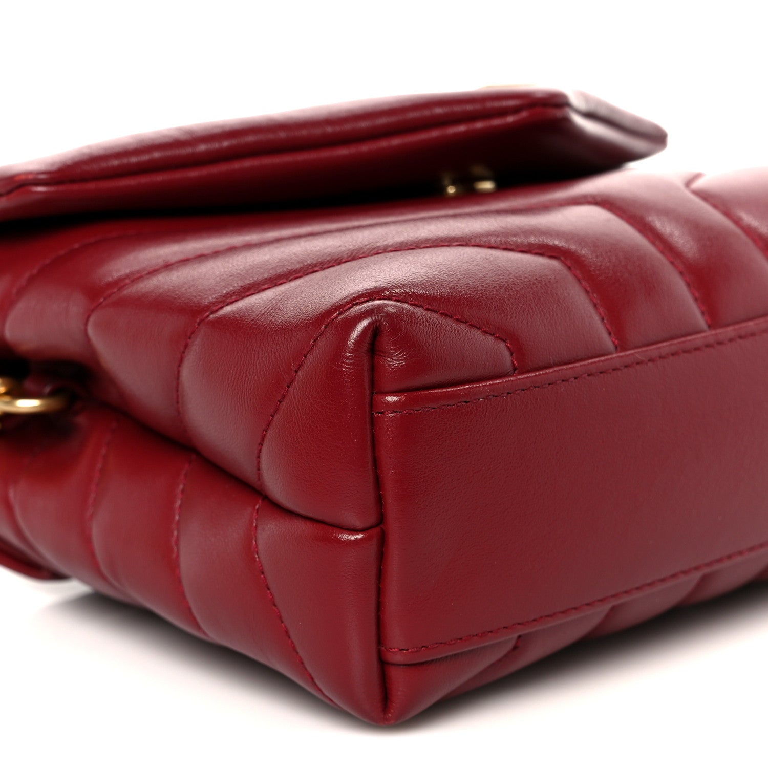 Calfskin Y Quilted Monogram Toy Loulou Monogram Crossbody Bag Rouge Legion