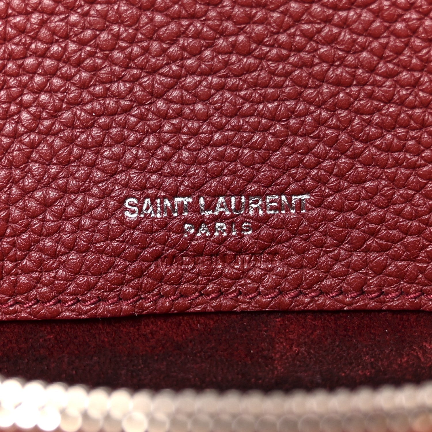 Grained Calfskin Small Supple Sac De Jour Dark Pallisandre