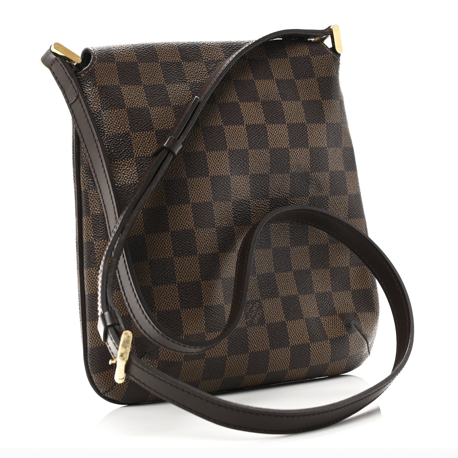 Damier Ebene Musette Salsa Long Strap