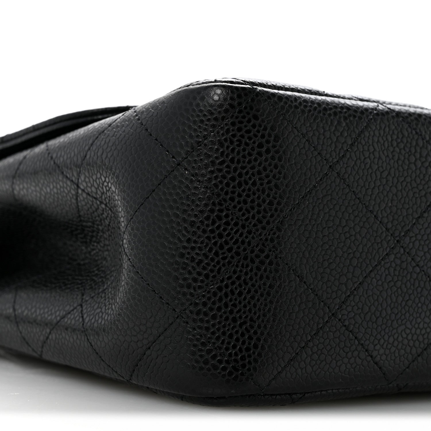 Caviar Quilted Jumbo Single Flap Black