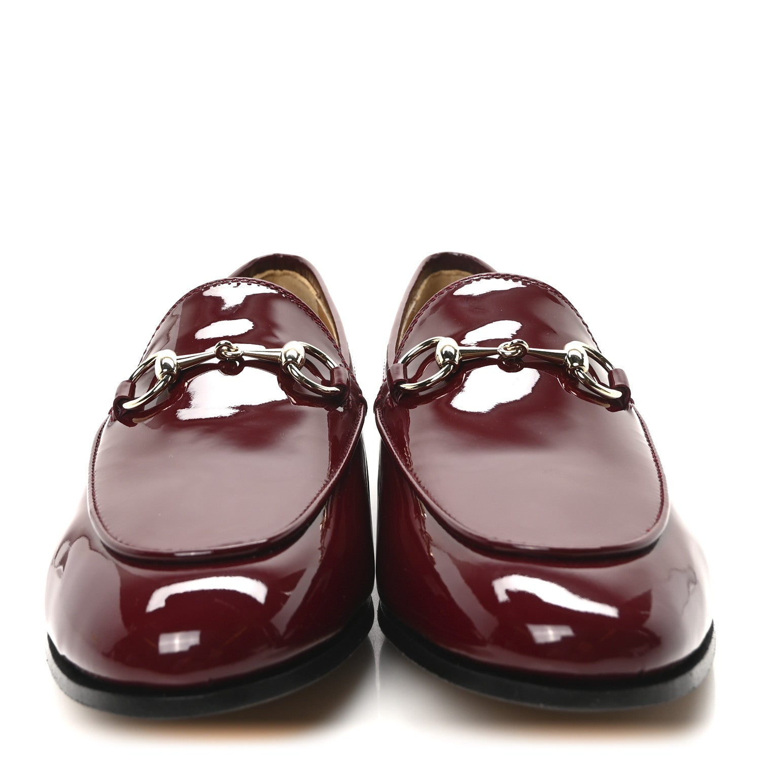 Vitello Vernice Soft Nappa Womens Jordaan Loafers 36 Rosso Ancora