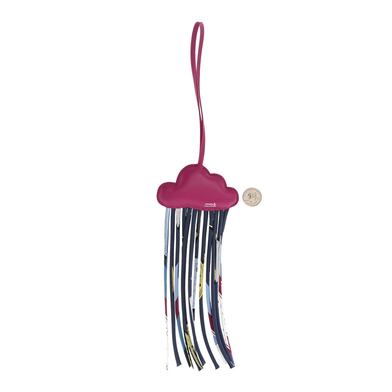 Swift Silk Cord Petit H Cloud Bag Charm