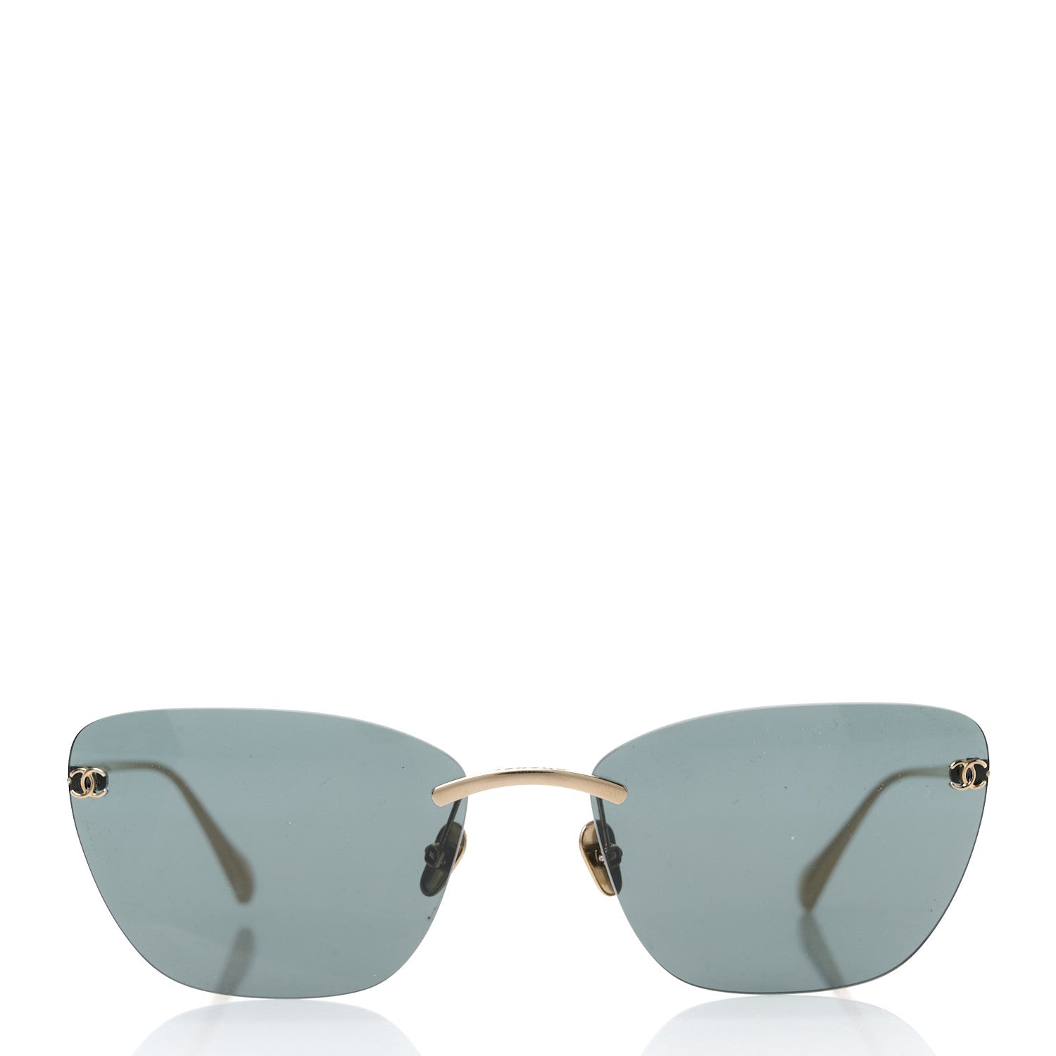 Titanium Cat Eye CC Sunglasses 4286-T Black