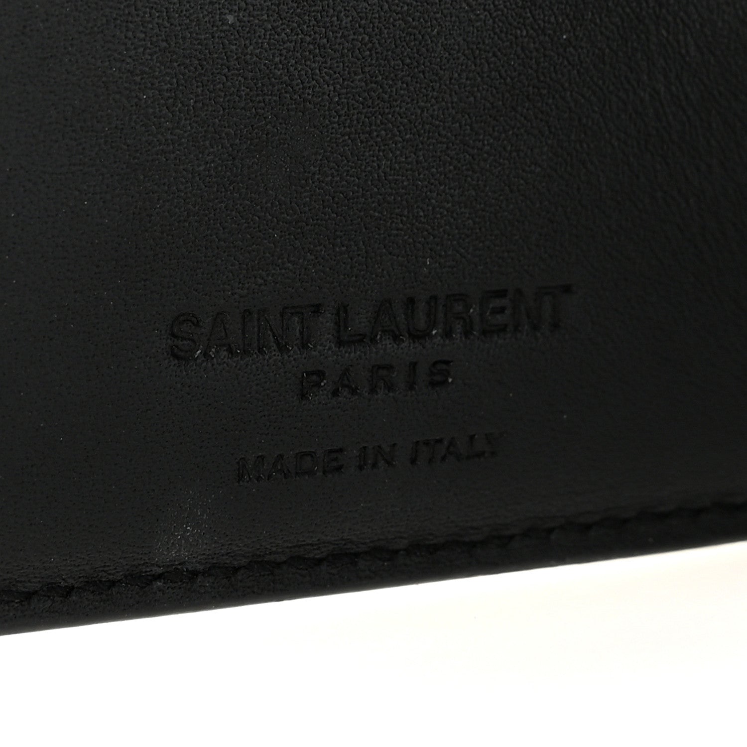 Crocodile Embossed Passport Holder Black