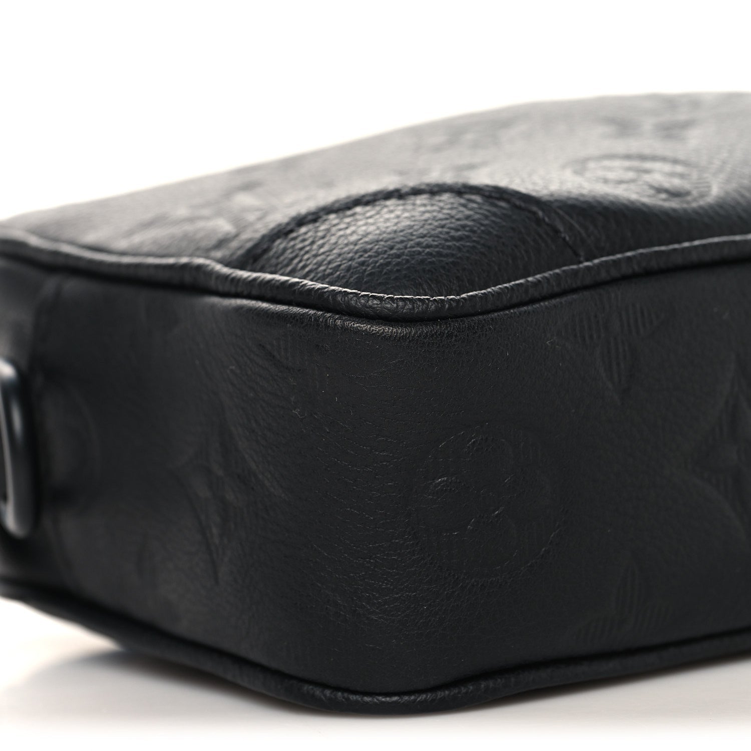 Calfskin Monogram Shadow Trocadero Wearable Wallet Black