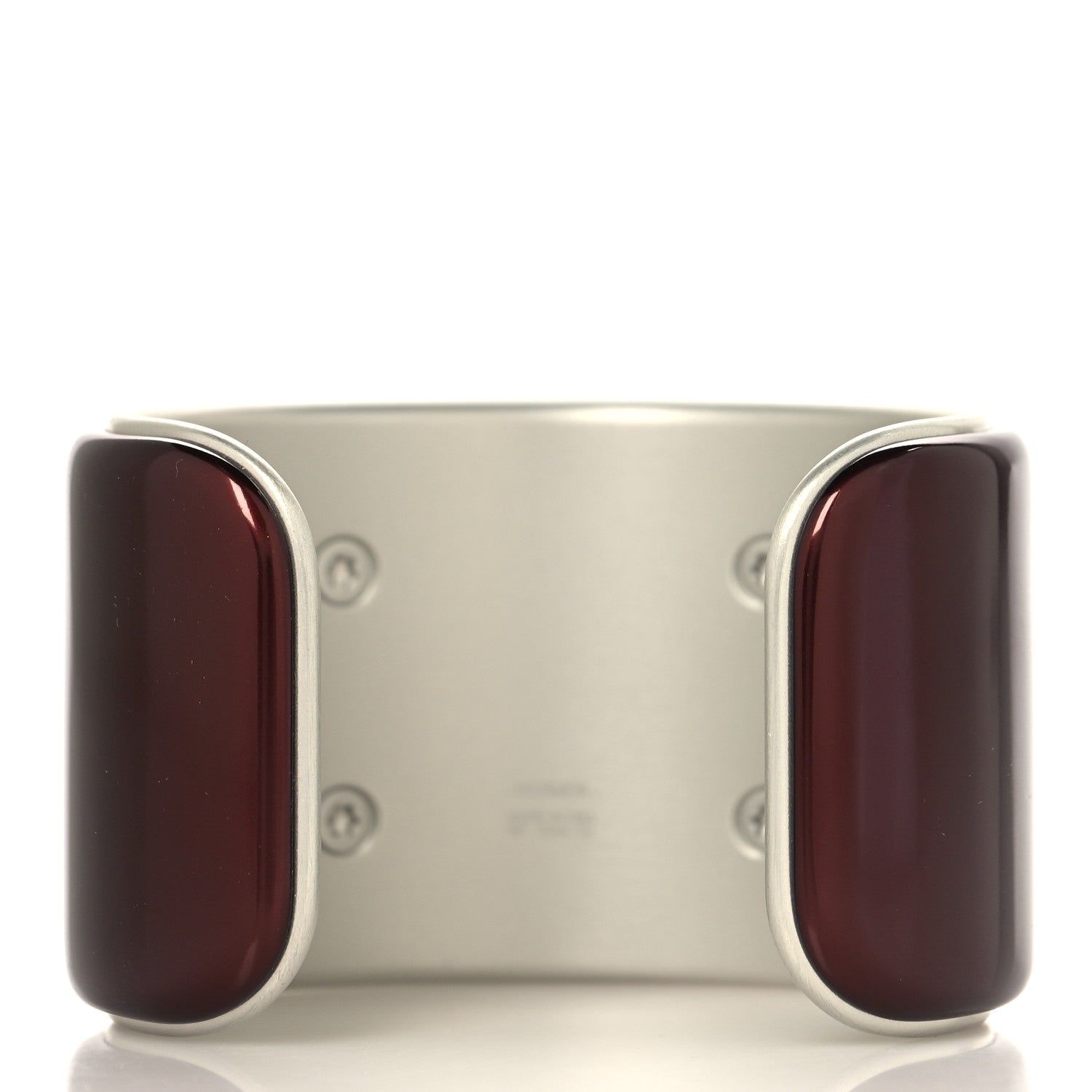 Aluminum Nautique Cuff Bracelet T2 Sellier Silver Lumiere