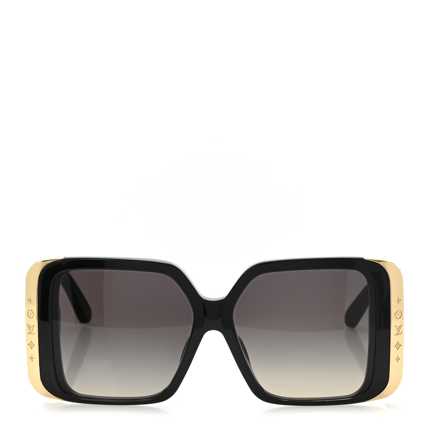 Acetate LV Moon Square Sunglasses Z1664W Black