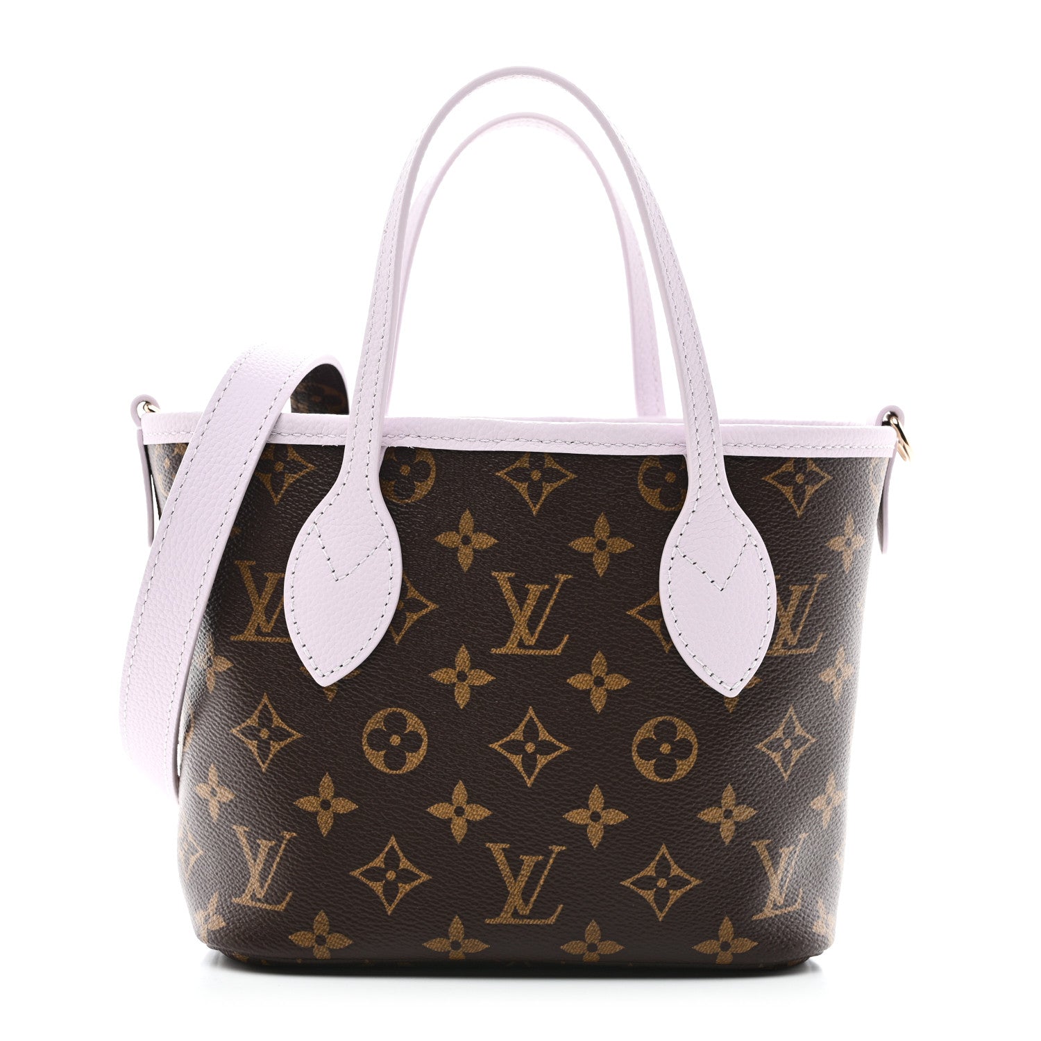Monogram Neverfull Inside Out Bandouliere BB Misty Lilac