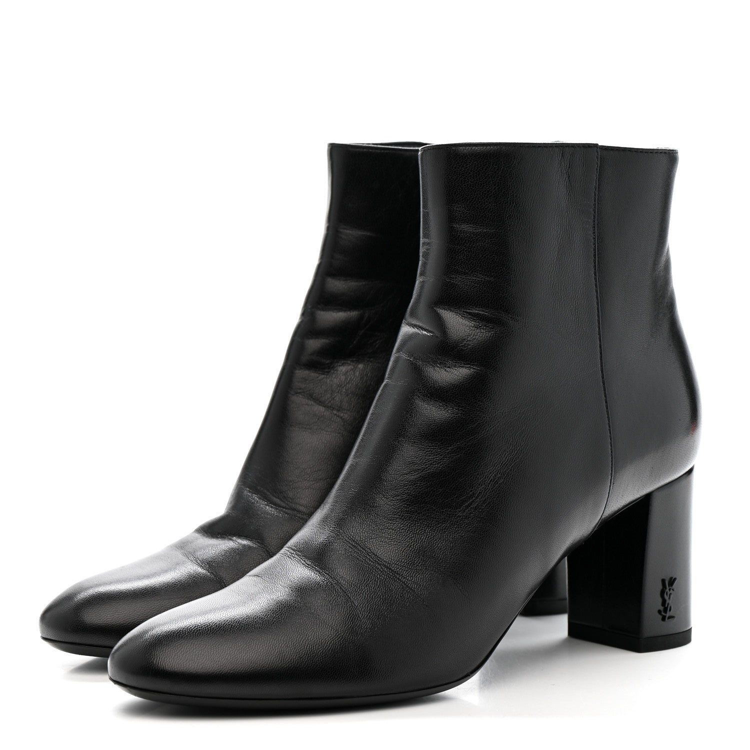 Nappa Vendome Loulou Ankle Zip Boot 36.5 Black