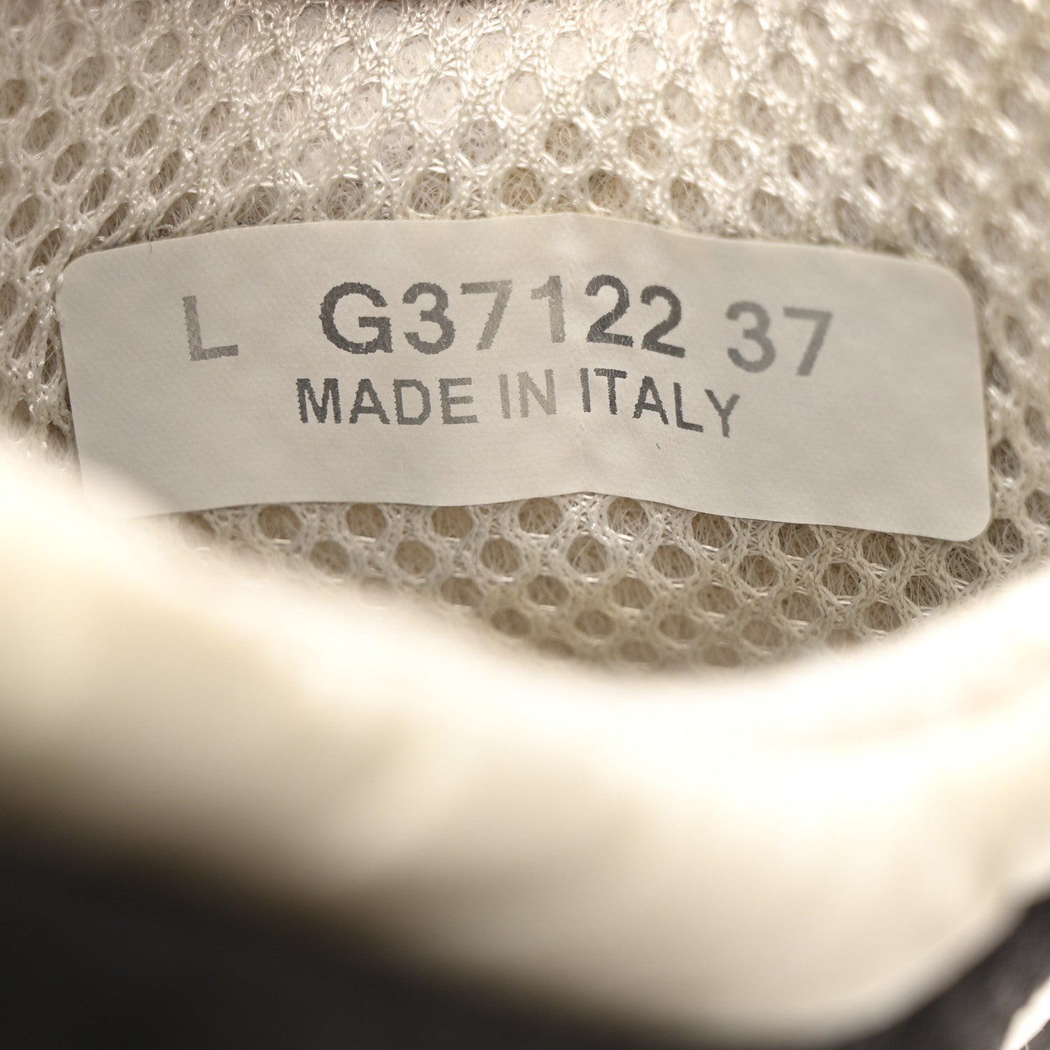 Nylon Suede Calfskin CC Sneakers 37 White Dark Grey