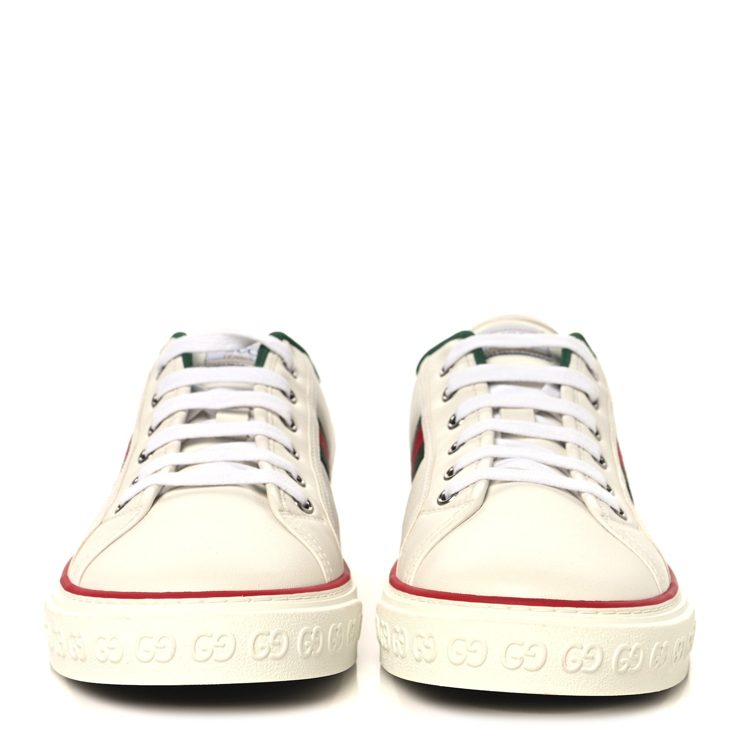Jacquard Mini GG Monogram Web Mens 1977 Tennis Sneakers 12 White