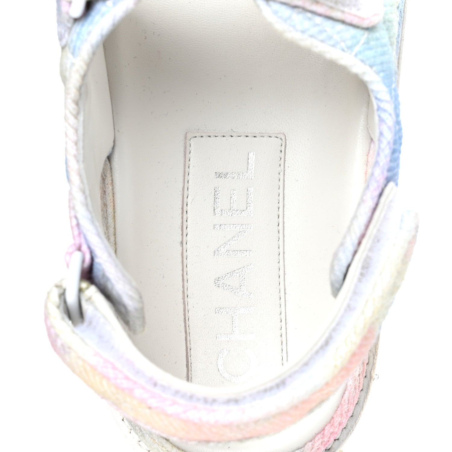 Printed Fabric Quilted Dad Sandals 36 Green Pink Blue