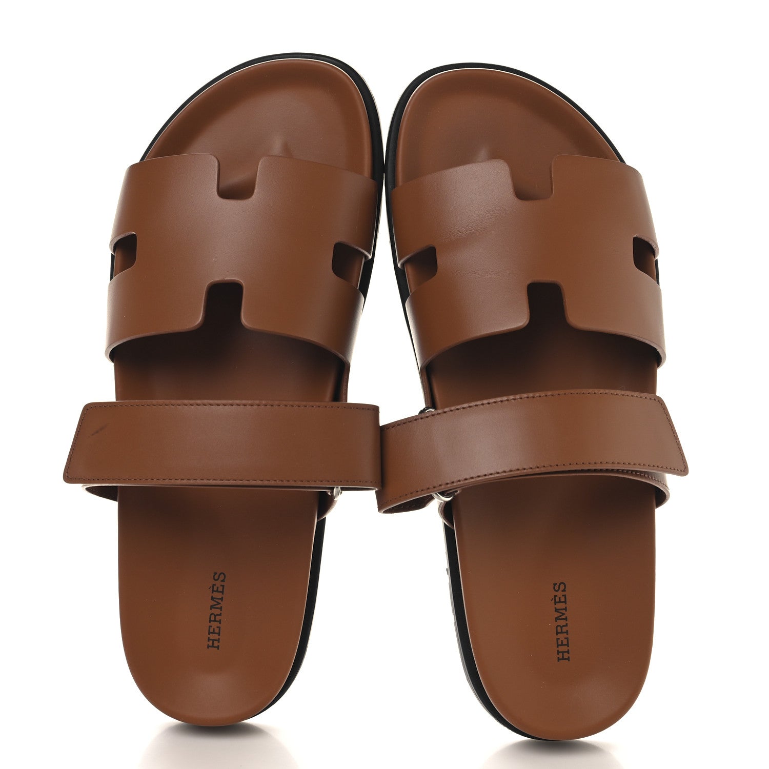 Calfskin Mens Chypre Sandals 44 Beige Dore
