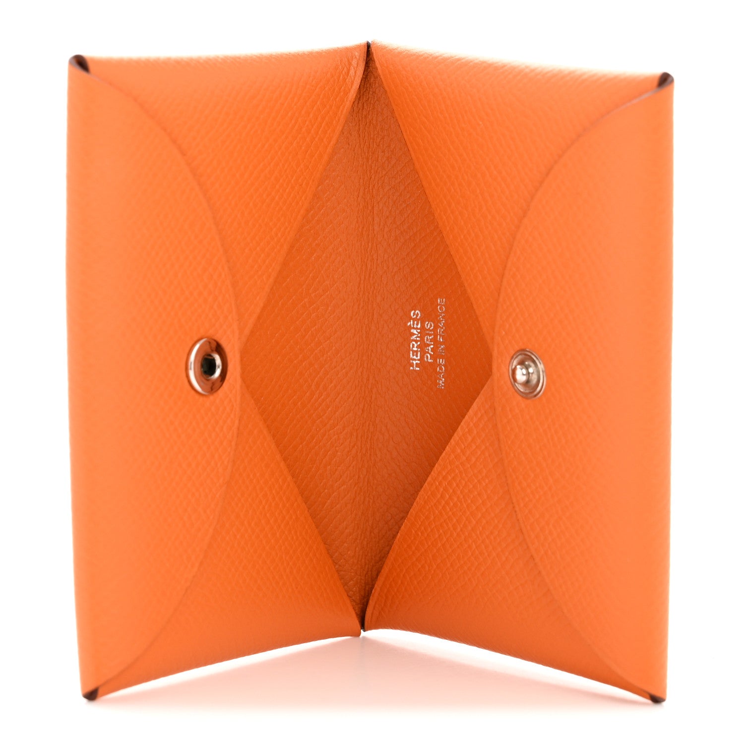 Epsom Calvi Card Case Abricot