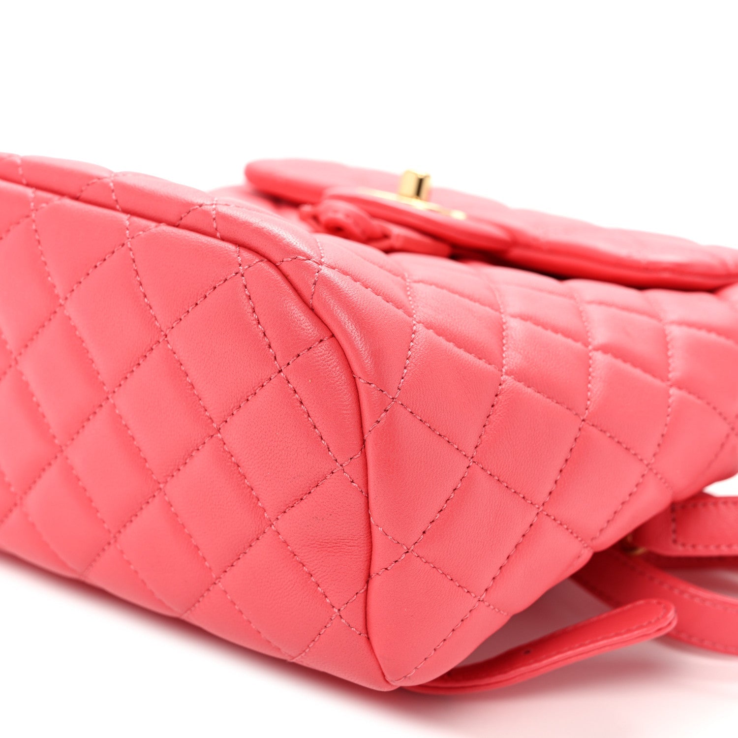Lambskin Quilted Mini Urban Spirit Backpack Pink