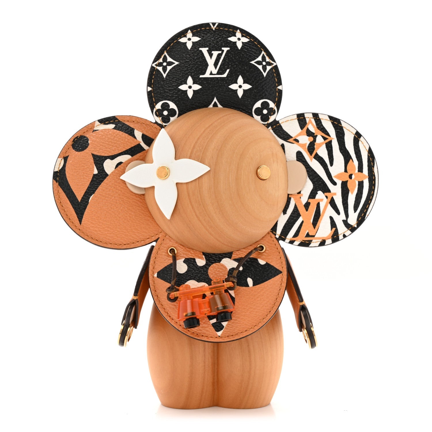 Wood Monogram Giant Jungle Vivienne Doll