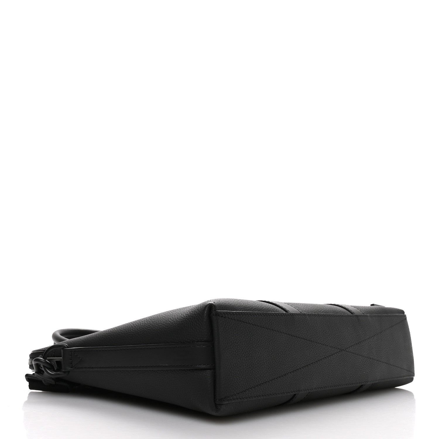 Calfskin Aerogram Takeoff Briefcase Black