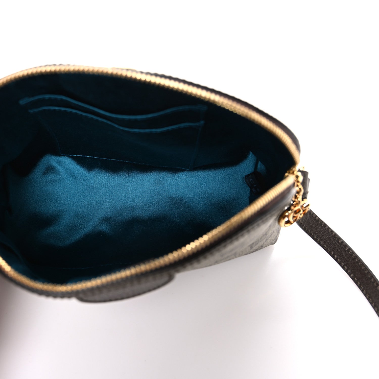 GG Supreme Monogram Textured Dollar Calfskin Web Small Ophidia Dome Shoulder Bag Beige Ebony New Acero
