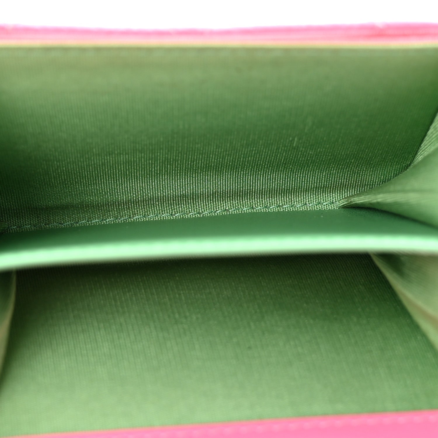 Caviar Quilted Filigree Flap Card Holder Pink Blue Green