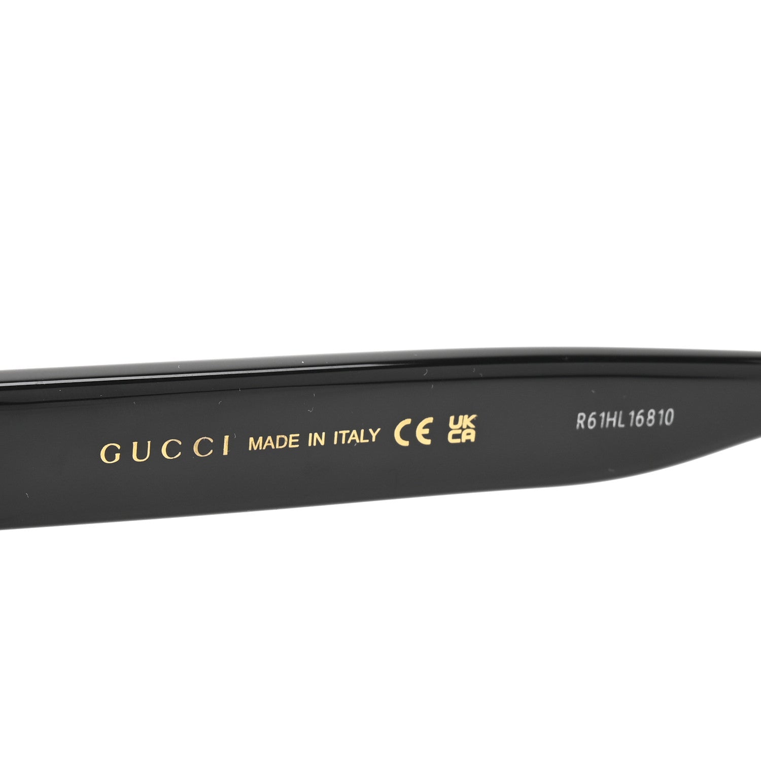 Acetate Square Frame Sunglasses GG1338S Black