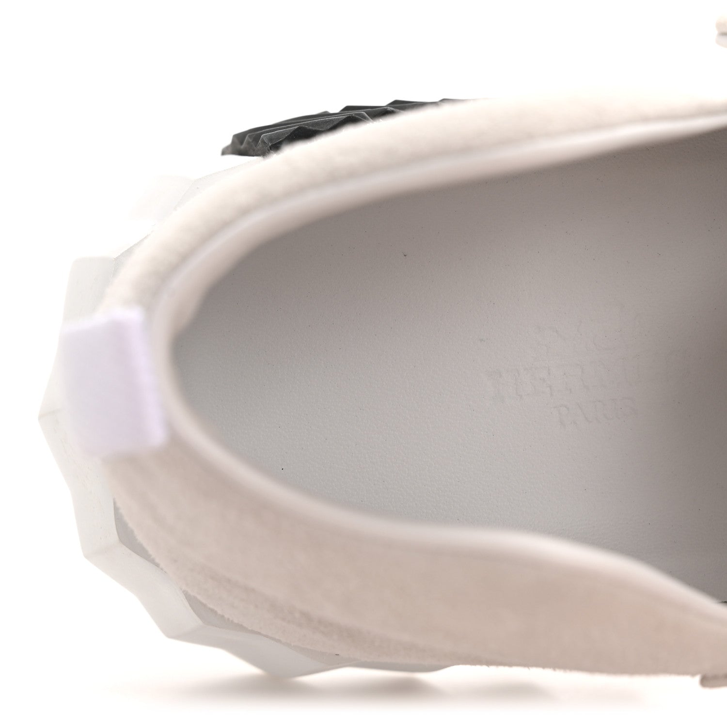 Suede Goatskin Mesh Fabric H Sneakers 38 White
