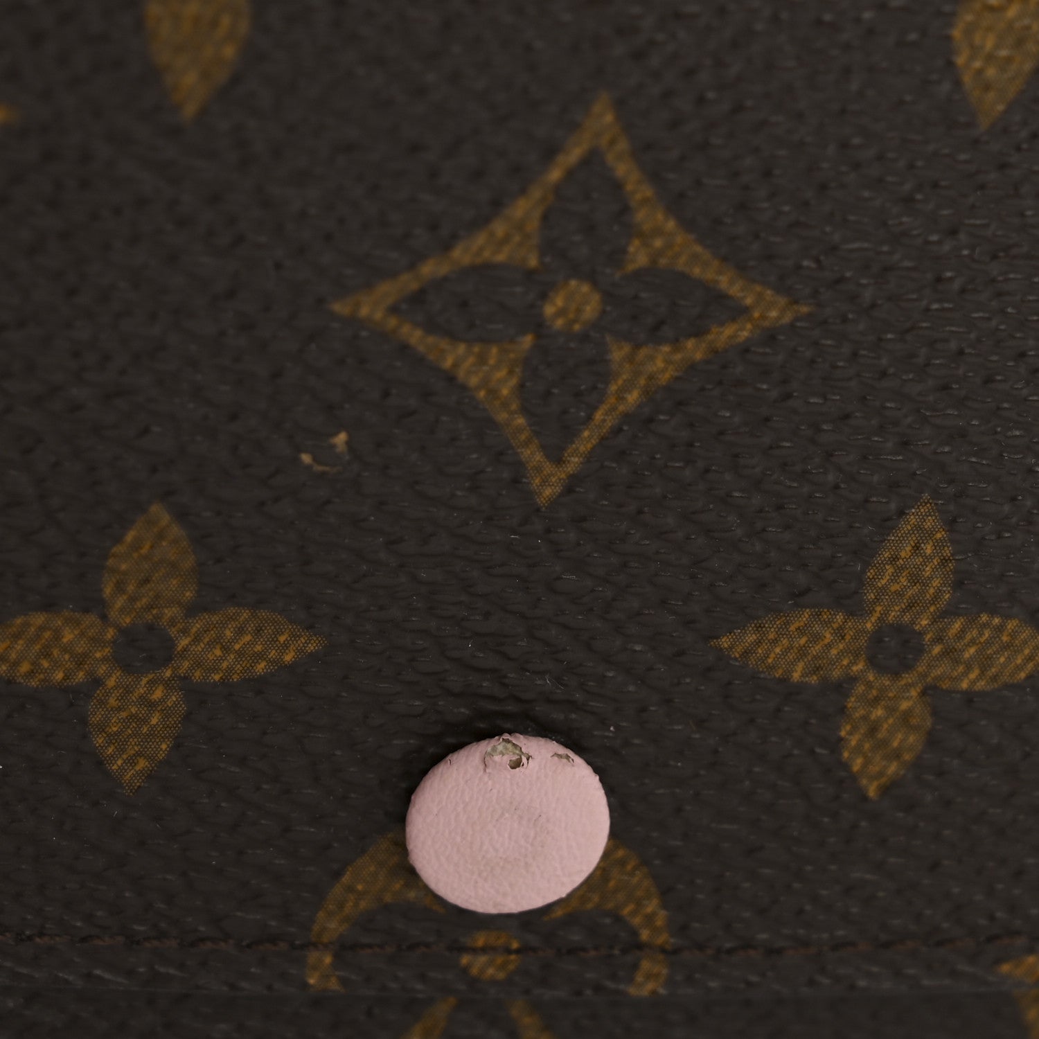 Monogram Emilie Wallet Rose Ballerine