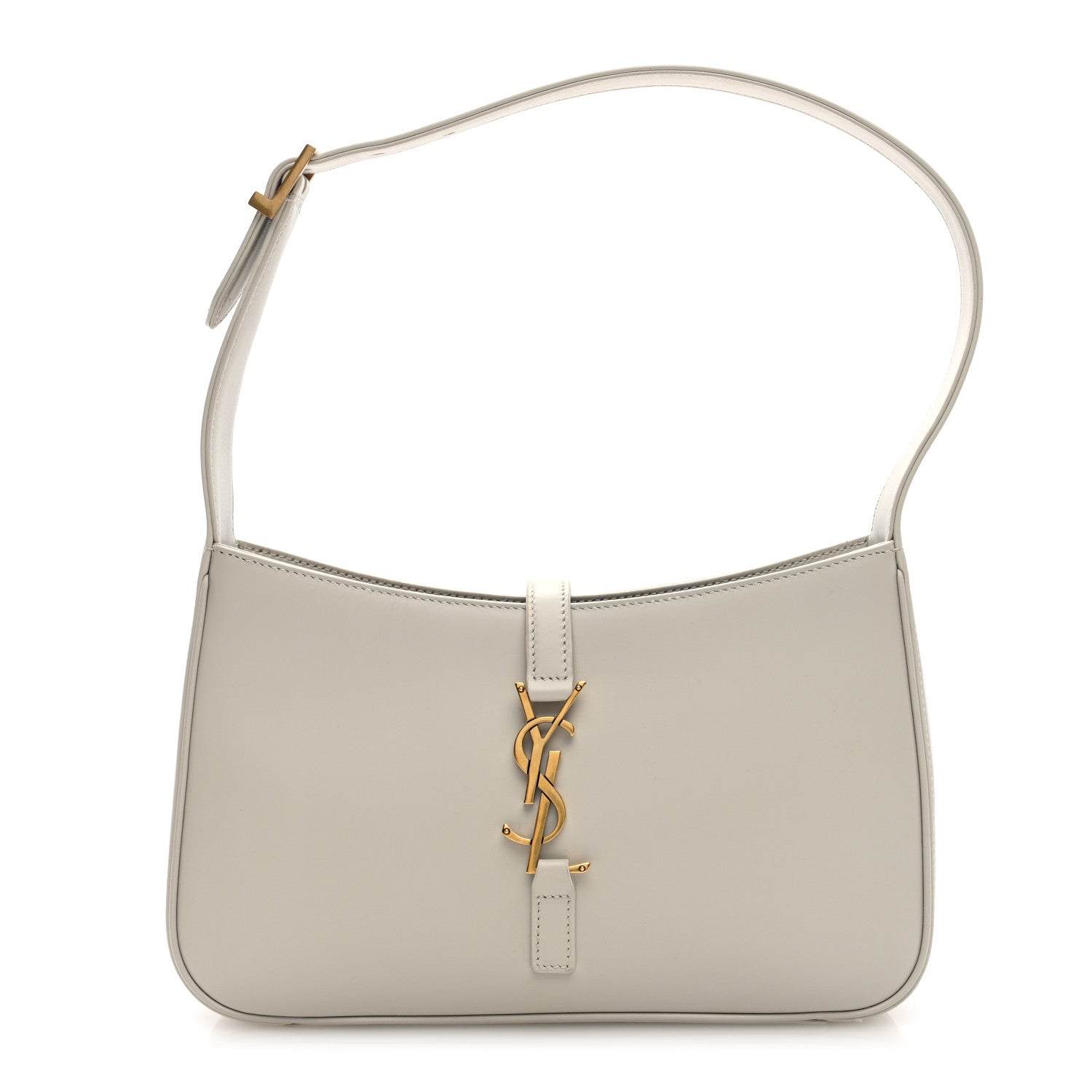 Smooth Calfskin Le 5 A 7 Hobo Blanc Vintage