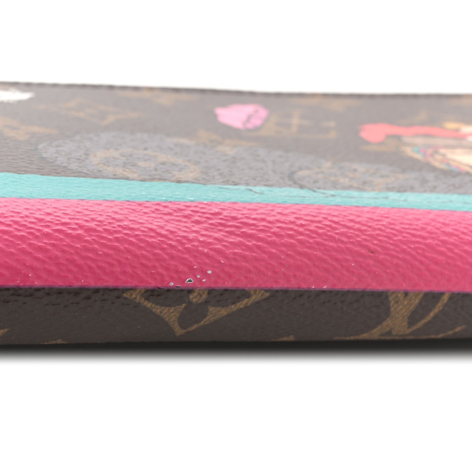 Monogram 2015 Christmas Animation Zippy Wallet Hibiscus