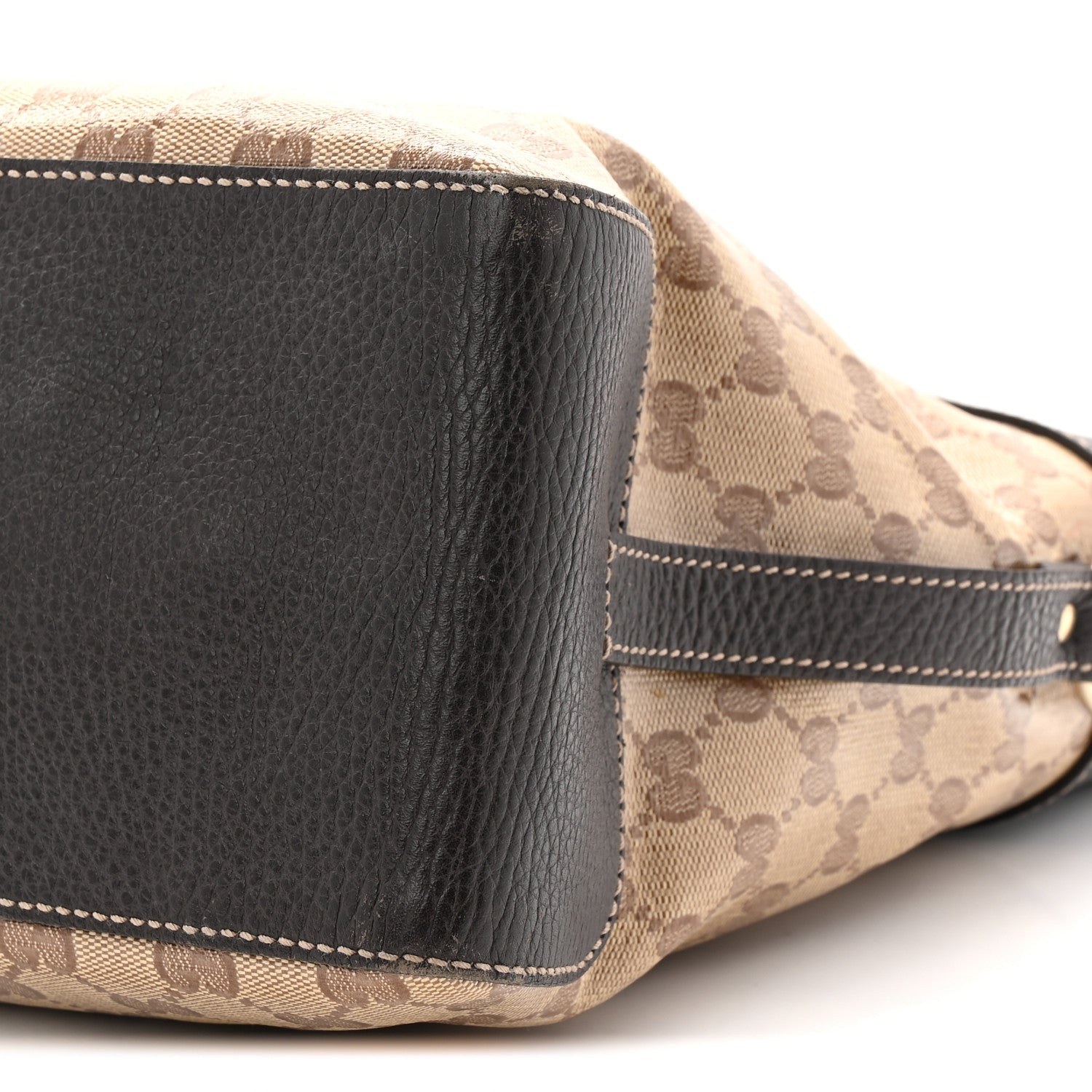 Crystal Monogram Tote Brown Brown