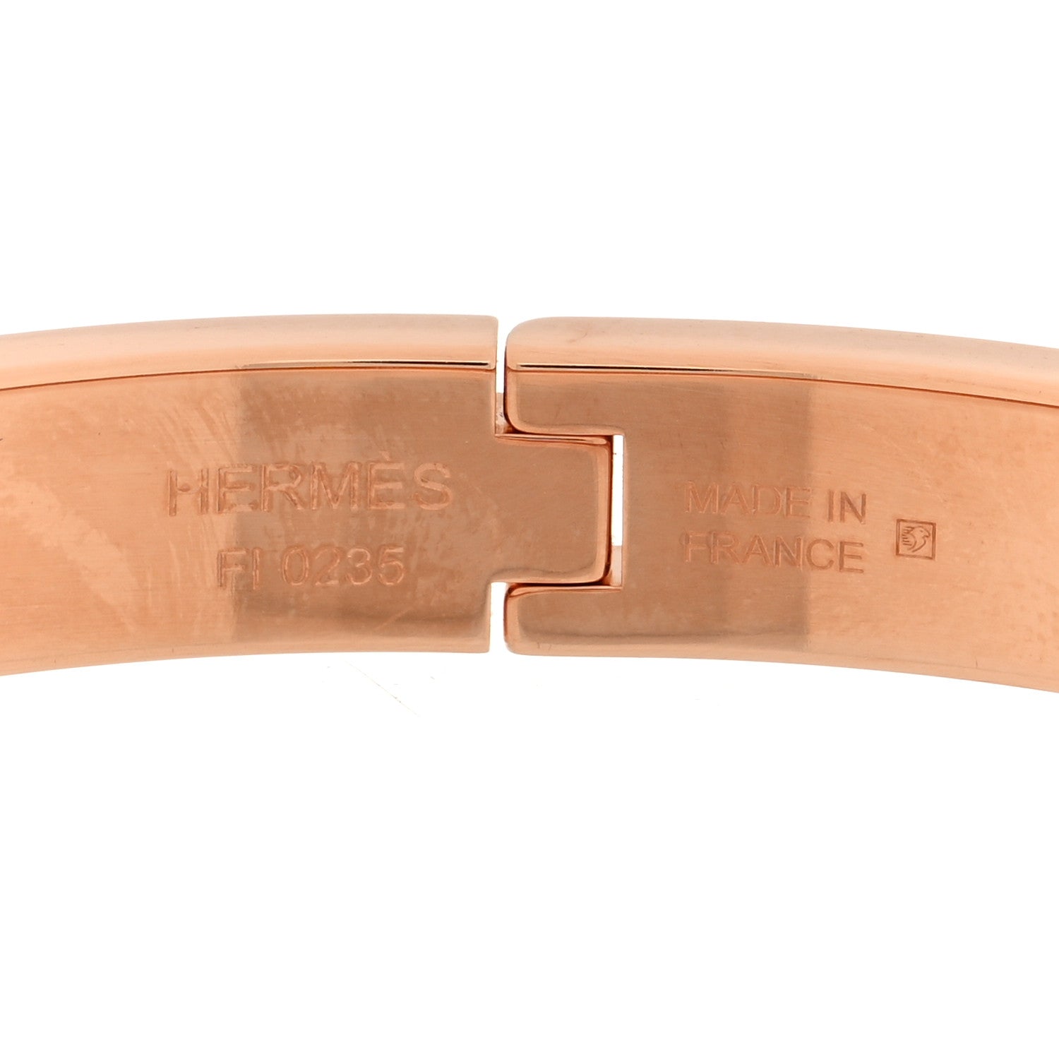 Enamel Mini Clic Medor Bracelet GM Creme