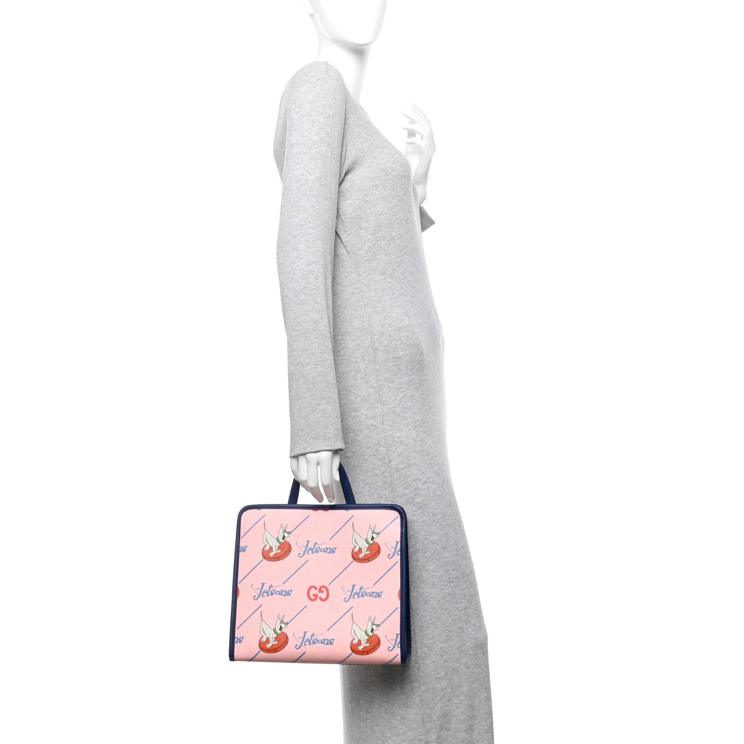 Coated Canvas Interlocking G The Jetsons Childrens Tote  Pink Multicolor
