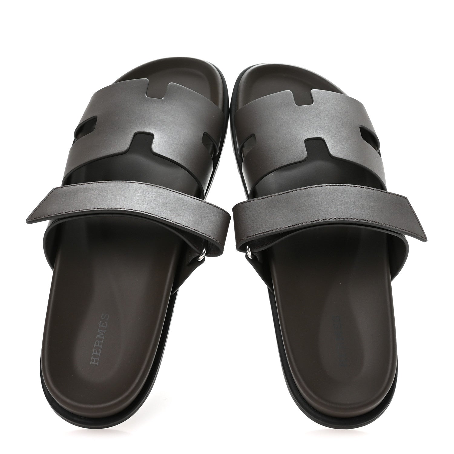 Calfskin Mens Chypre Sandals 43 Ecorce