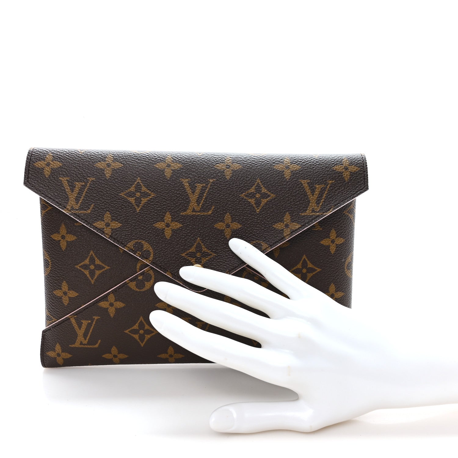Monogram Large Kirigami Pochette Insert Rose Ballerine