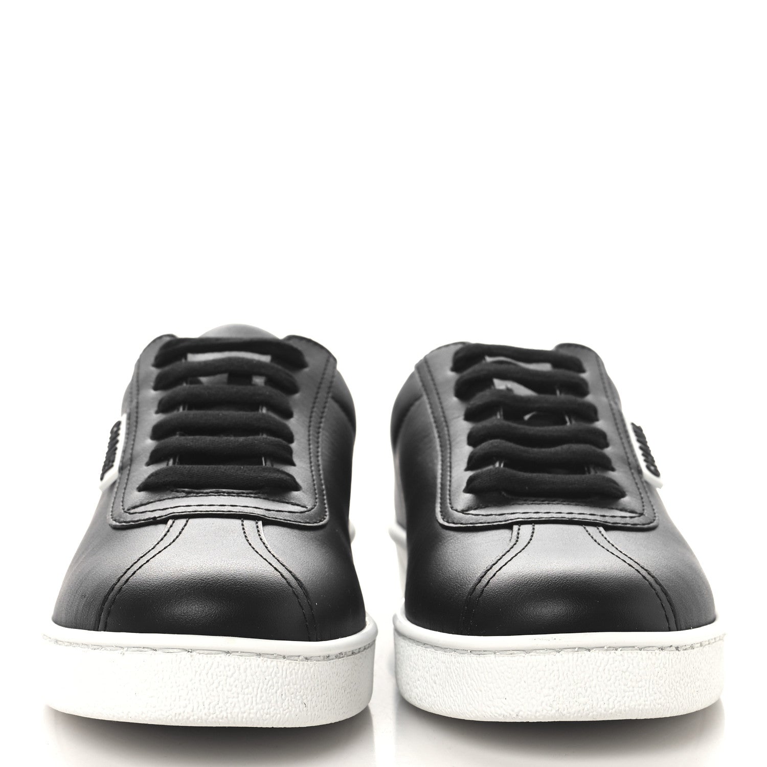 Calfskin CC Womens Sneakers 36.5 Black
