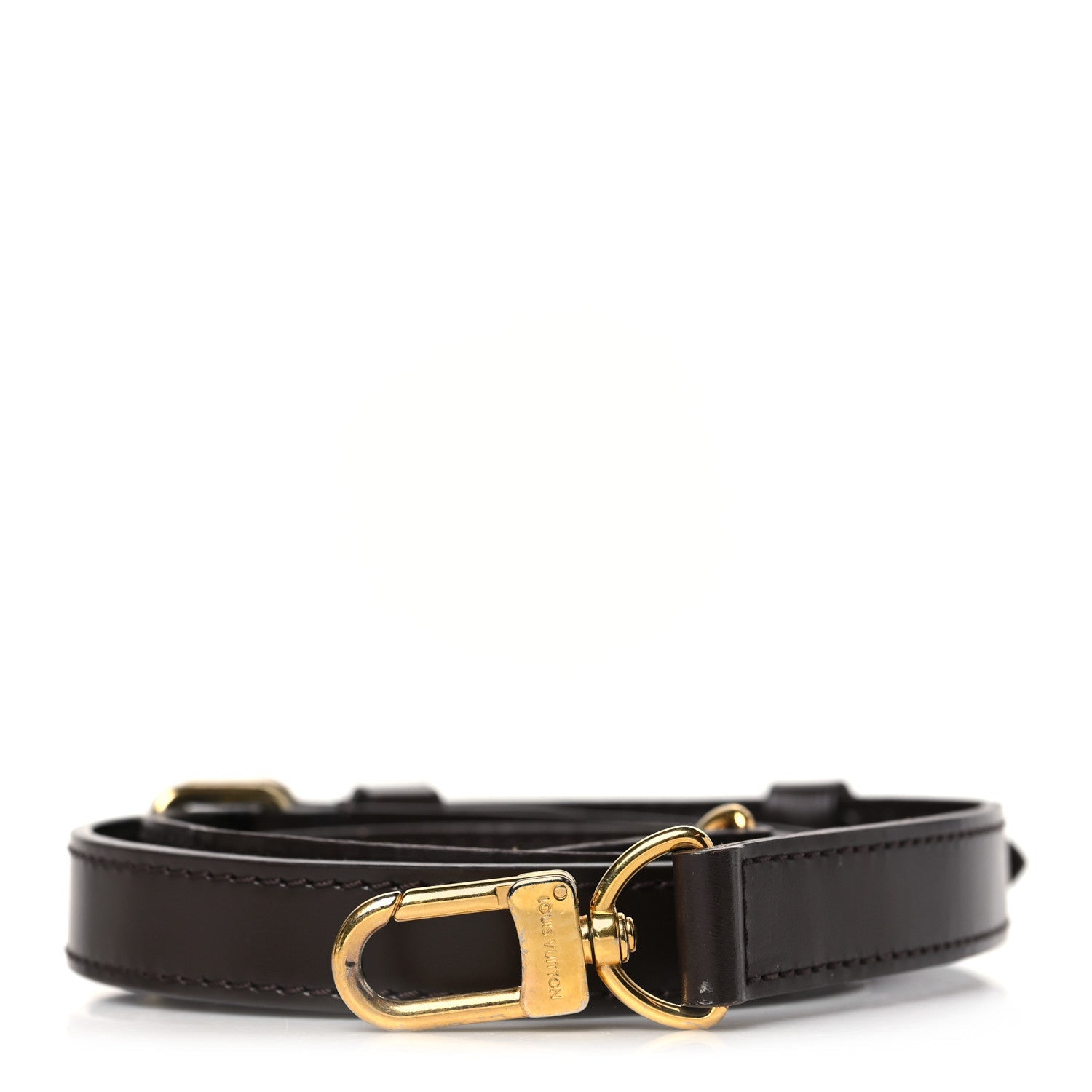 Calfskin Adjustable Speedy Bandouliere Shoulder Strap Brown